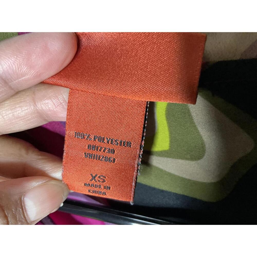 < Missoni For Target Vibrant Abstract Long Sleeve Top > - Picture 3 of 4